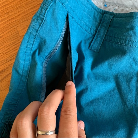 kuhl teal womens shorts 2 - Picture 3 of 6